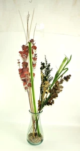 A Beautiful Bunch of Artificial Autumn Flowers & Seed Heads 14 stems 100cmTall - Picture 1 of 2