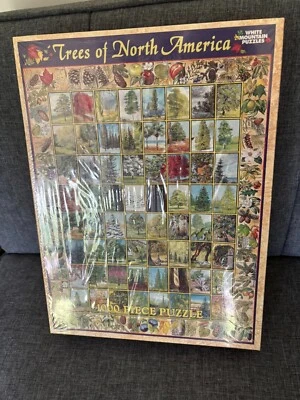 NEW!!! Rare, White Mountain Puzzle, 1000 pieces, Trees Of North America, 2005 - Image 1 of 3
