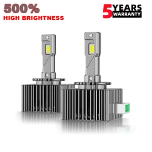 2x D1S LED Headlight Bulb for Cadillac Escalade 2007 to 2014 High Low Beam White - Picture 1 of 11