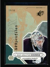 JEAN-SEBASTIEN GIGUERE 2003/04 SPX PROFILES RADIANCE #19/50 AH2380