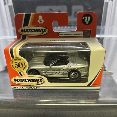 VINTAGE MATCHBOX #11 2000 CHEVROLET CORVETTE CAR DIECAST MODEL BOXED - Image 1 of 4