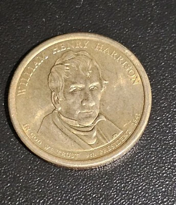 Moneda de 1 dólar William Henry Harrison 1841 Foto 1 de 2