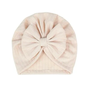 Cute Bow Decor Baby Hat,Soft Comfortable Baby Accessories - Picture 1 of 5