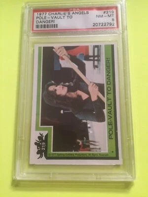 1977 PSA 8 Charlie's Angels #219 - PSA 8 NM-MT - Jaclyn Smith - Kelly - Image 1 of 2