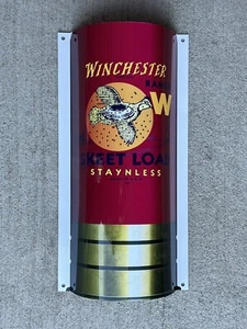 WOW!Curved Winchester Ranger Shotgun Shells 3D Sign Skeet Load Ammunition Hunt - Picture 1 of 5