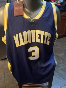 Authentic Mitchell & Ness 02/03 Marquette University Dwyane Wade Jersey Sz 2XL - Picture 1 of 6