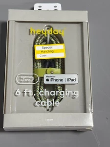Heyday C94086LPFLO Charging Cable Apple to USB-C 6-ft for iPhone & iPad - Picture 1 of 2