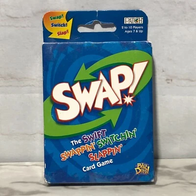 Swap! CIB Patch Games The Swift Swappin Switchin Slappin Card Game Cards 2002 - Image 1 of 4