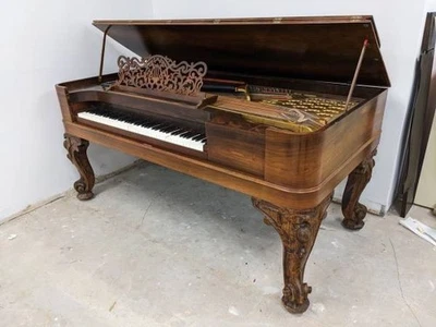 Steinway Square Grand Piano Rare Rosewood W/Chair Restored - Image 1 of 4