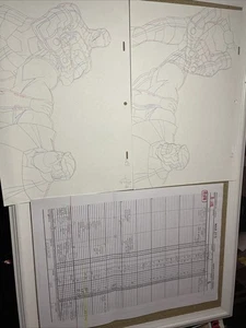THE AVENGERS ASSEMBLE Animation Art Cels Layout Marvel Comics THANOS AA10 - Picture 1 of 5