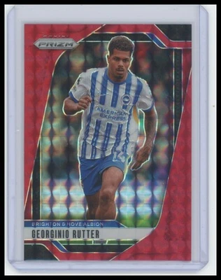2024-25 Panini Prizm Premier League #181 Georginio Rutter Red Mosaic - Image 1 of 2