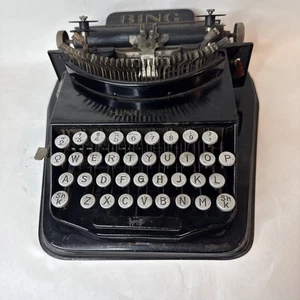 Antique Bing No 2 Typewriter Made In Germany For Parts Display or Restore - Picture 1 of 24