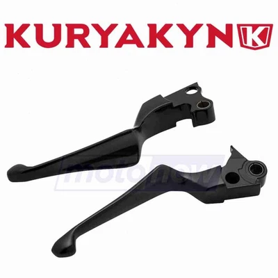 Kuryakyn Boss Blades Levers for 1996-2014 Harley Davidson FLSTF Fat Boy - rt Foto 1 de 4