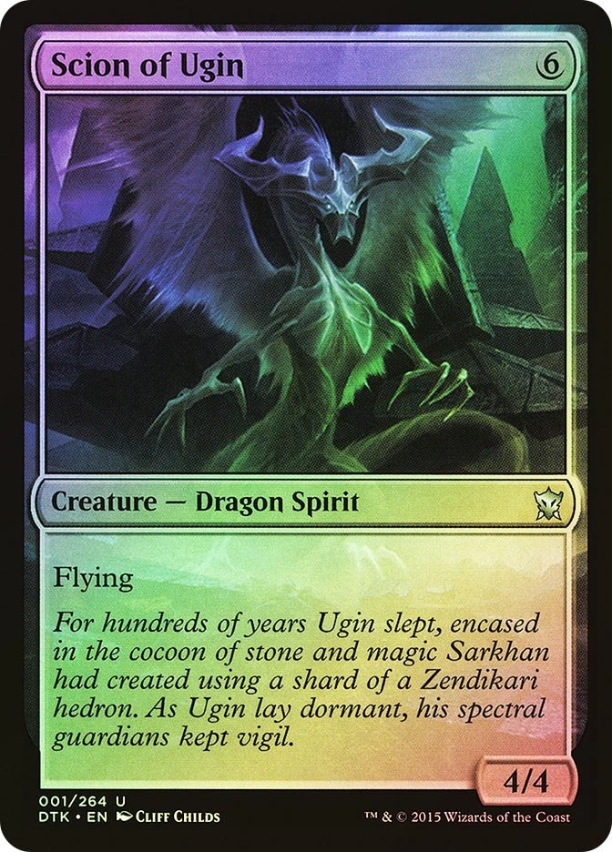 MTG FOIL Scion of Ugin  - Dragons of Tarkir #001 - Image 1 of 1