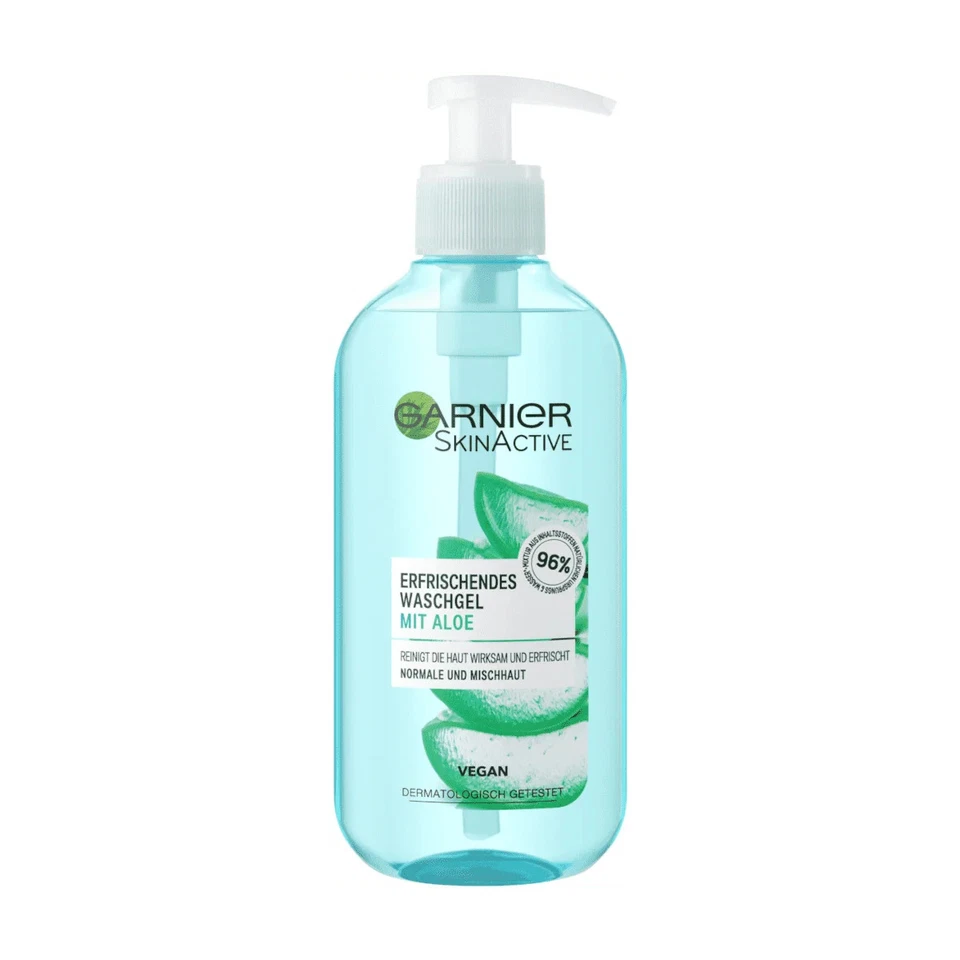 L’ORÉAL DEUTSCHLAND GMBH Garnier SkinActive Waschgel Erfrischend Aloe Extrakt, 200 ml