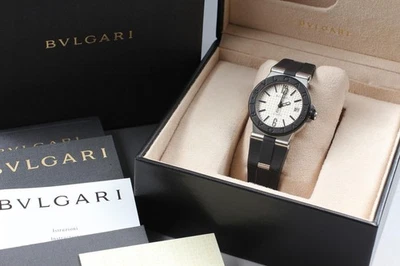 Near MINT / Box Paper* Bvlgari Diagono DG35SV Silver Auto 35mm Men's Watch JAPAN - Image 1 of 4