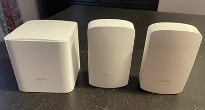Tenda Nova AC1200 Whole Home Mesh WiFi System 3 Pack Mesh5 with power, ethernet - Image 1 of 4