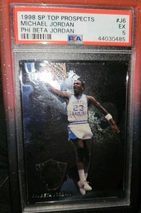 Michael Jordan PSA Upper Deck Collector Card SP Phi Beta Jordan #J6 ! Ex Con - Picture 1 of 8