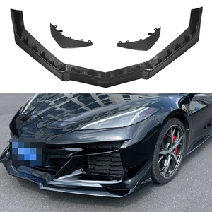 Carbon Fiber Front Bumper Lip Front Canards for Chevrolet Corvette C8 Z06 Coupe - Picture 1 of 7