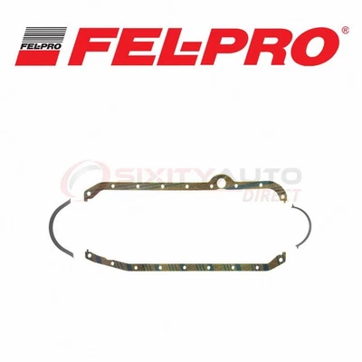 Fel-Pro Oil Pan Gasket Set for 1980-1985 Chevrolet C30 5.7L V8 - Engine jc Foto 1 de 4