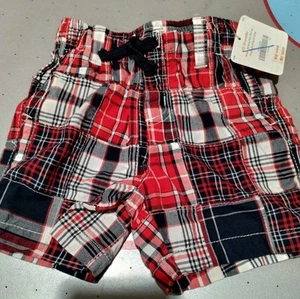 NUEVO INFANTE Niños GYMBOREE Pantalones Cortos Talla 12-18 MESES Patriótico Rojo Azul Blanco - Imagen 1 de 2