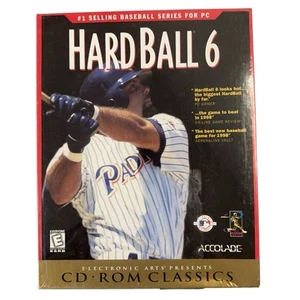 Hardball 6 PC game Accolade 1998 Big Box PC Game Vintage New Sealed - Picture 1 of 4