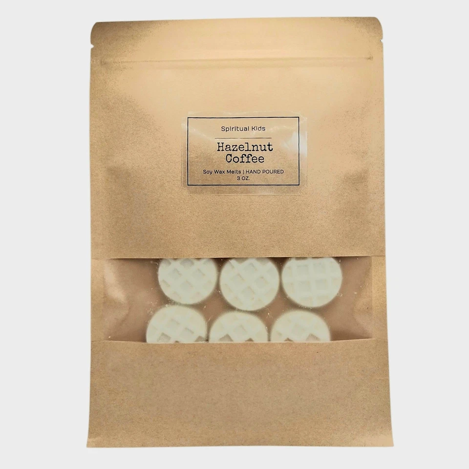 La cera de soja de café de avellana se derrite 3 oz | La cera de alimentos se derrite | En forma de gofre  Foto 1 de 1