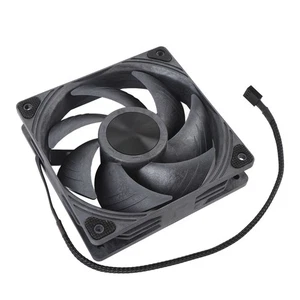 120mm Case Fan 4 Pin PWM Intelligent Temperature Control Double Ball Bearing NEW - Afbeelding 1 van 12