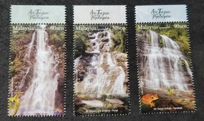 Cachoeira da Malásia 2022 Jarro Planta Sapo Peixe Fauna Natureza (título do selo MNH - Imagem 1 de 4