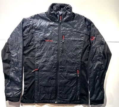 Mammut Swiss Design Men's Polartec Alpha Black Puffer Full Zip Jacket Size L - Image 1 of 4