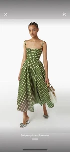 Giambatista Valli Green Dress Women's Size IT 42 - Picture 1 of 8