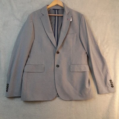 Blazer abrigo deportivo Vineyard Vines para hombre gris y azul 42R Foto 1 de 4
