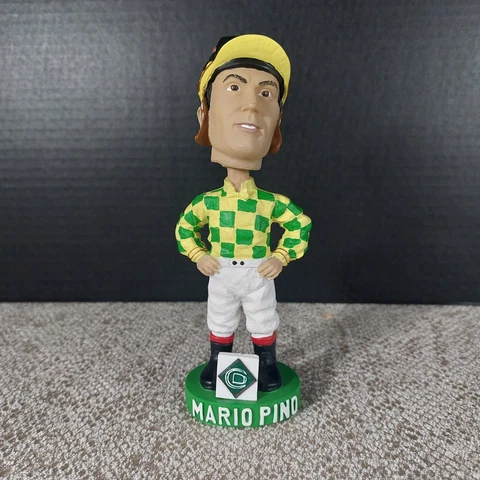 MARIO PINO - Colonial Downs Limited Edition Bobblehead Collectible NO BOX Cover