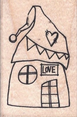 Estampilla de goma FAIRY Nymph HOUSE Cottage Whisper Pink Your Life Foto 1 de 2