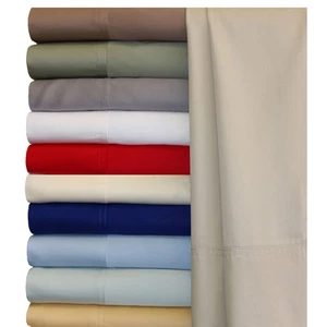 100% Sábanas de Viscosa Bambú, Colección Funda de Almohada, Sólidas 14 COLORES / 7 TALLAS - Imagen 1 de 7