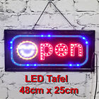 Lichtschild Panneau Publicitaire LED Open 48x25cm Lumière D'Affichage Led-Tafel