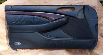 2001 2002 2002 Acura CL Left Front Driver Door Panel BLACK - Image 1 of 4