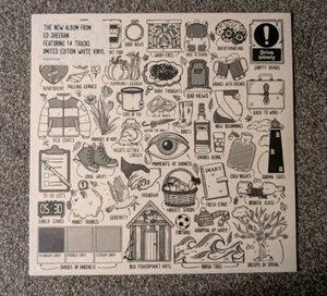 Ed Sheeran Autumn Variations 2023 LP New Limited Edition White Vinyl  - Picture 1 of 3