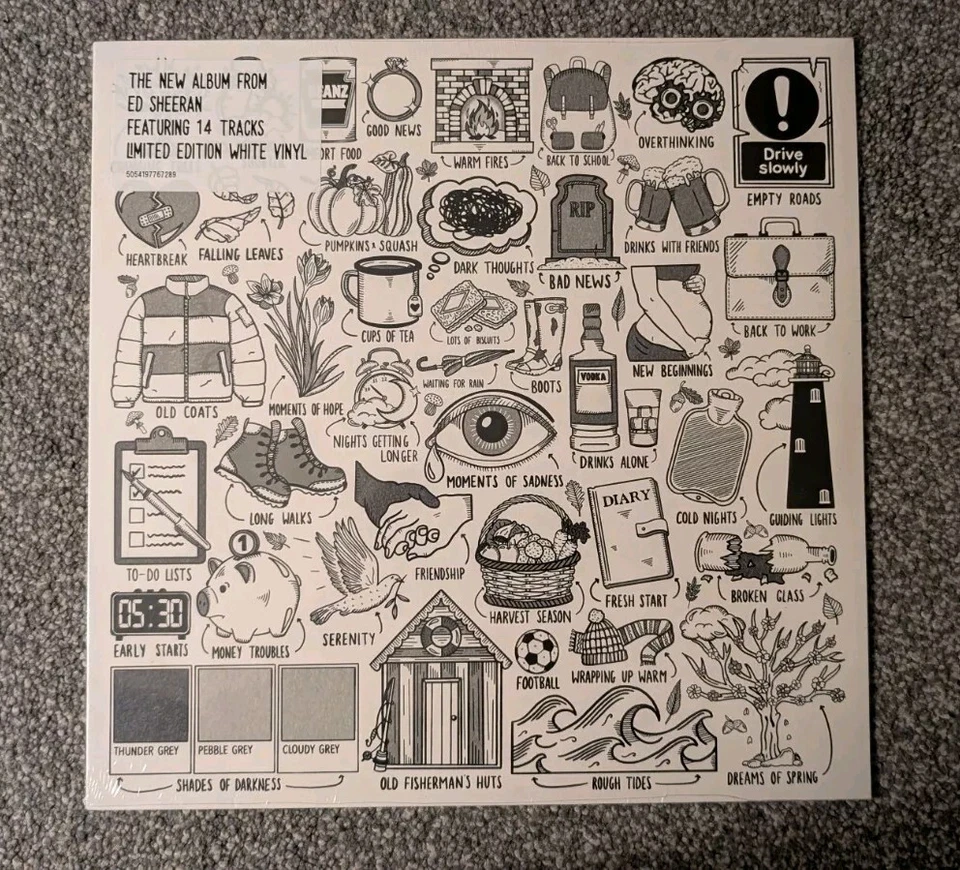 Ed Sheeran Autumn Variations 2023 LP New Limited Edition White Vinyl  - Image 1 of 3