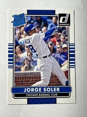 2015 Panini Donruss Rated Rookie Jorge Soler RC - Image 1 of 2