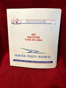 CESSNA 400 NAV/COM TYPE RT-428A SERVICE/PARTS MANUAL - Picture 1 of 8