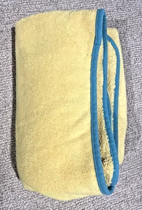 Norwex Badetuch Baclock Kinder Kleinkind gelb türkis Borte 46" x 27" antimikrobiell - Bild 1 von 7