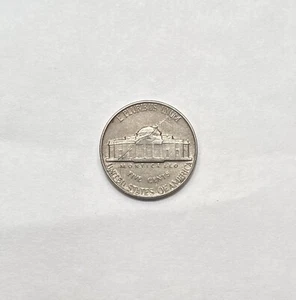 1958-P Jefferson Nickel Lamination Error on Reverse  - Picture 1 of 2