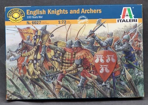 Italeri 6027 English Knights and Archers 100 Years War Figures 1/72 Soldiers - Picture 1 of 5