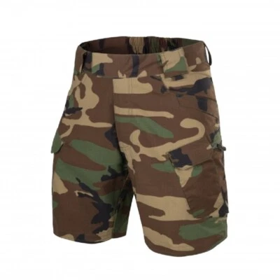 Helikon Tex Uts 8.5" Urban Tactical Cargo Shorts Hose kurz Woodland camouflage