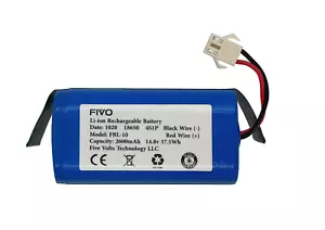 Replacement Battery for Shark Ion RV750 RV720 RV725 RV700 Models (3-prongs plug) - Picture 1 of 4