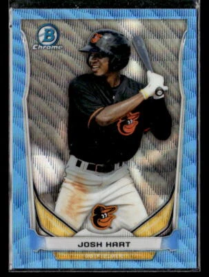 Josh Hart - 2014 Bowman Draft Chrome Blue Wave Refractor #CTP-57 Orioles - Image 1 of 2
