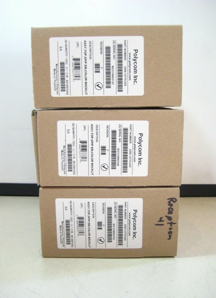 3X: POLYCOM SOUNDPOINT IP CEM EXPANSION MODULE 2200-12770-001 - Image 1 of 3