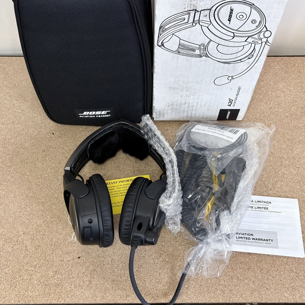 Bose A20 Aviation Headsets | eBay Bose A20 Aviation Headsets | eBay
