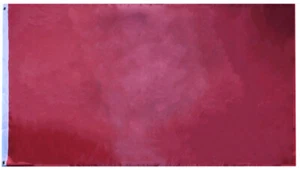 Red Solid Color Premium Quality 3x5 3'x5' Woven Poly Nylon Flag Banner - Picture 1 of 4